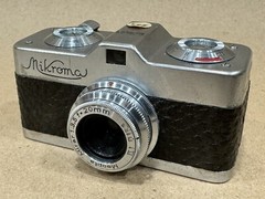 Meopta Mikroma Vintage Subminiature Film Camera w/ Mirar 3.5/20 Triplet Lens