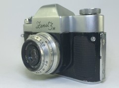 USSR Vintage Film Rangefinder Camera ZENITH 3 M & INDUSTAR 50 F/3.5. M39 Mount