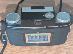 Kodak Pony II 35mm Camera Original Box And 7 exposure cards, strap, like unused