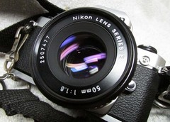 Vintage NIKON FM2 35mm SLR Film Camera w/ 50mm. Honeycomb Shutter. Works Great