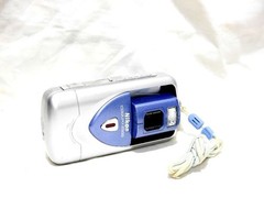 Nikon COOLPIX 2500 Digital Camera Silver Blue Very Good Film Camera JP