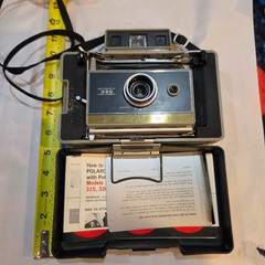 Polaroid Automatic 335 Land Camera Hard Case Original Box Strap Manual 1969 ASIS