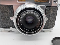 Time Capsule Kit: Ricoh 500 Rangefinder Camera Deluxe Outfit Boxed Working VIDEO