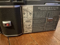 Vintage Polaroid Land Camera Model 160 with camera flash