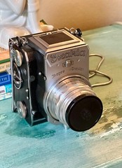 ✅ IHAGEE EXAKTA 66 VERTICAL CAMERA 120 ROLL FILM W/ ZEISS T TESSAR 80MM 2.8 LENS