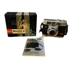 Vintage Kodak Motormatic 35 Camera With Box And Owners Manual