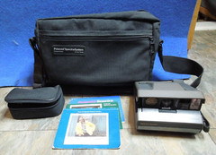 Polaroid Spectra System Camera, Filter Set F101-F105, Filter case F106 & bag