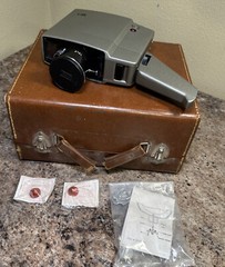 VINTAGE SEARS C 116 SUPER 8mm HOME MOVIE CAMERA EASI-LOAD FILM CAMERA & CASE