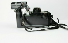 Vintage TC-8000D Motor Drive, Red Eye Reduction with Flash & Carry Case