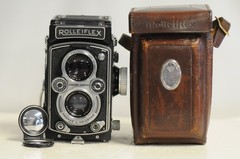 Rolleiflex 3.5 EVS-Automat Type II ( K4B ) Xenar w/ Cap, Case & Bright Screen