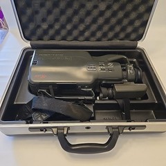 Vintage Panasonic OmniMovie Camcorder PV-502D VHS HQ AF CCD X6 w/Strap And Case