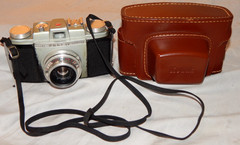 Vintage Kodak Pony IV Camera with Original Case WORKS GREAT!