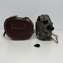 Vintage Revere Eight Model 88 Movie Camera & Leather Case Untested