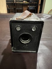 Vintage Agfa Ansco B-2 Cadet box camera. produced in the late 1930s.