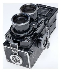 Tele Rolleiflex Type 1 6×6 Film TLR Camera Sonnar f/4 135mm Serviced
