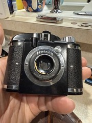 Vintage Whitehouse Beacon 127 Film Camera Leather Case Bakelite Untested