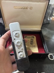 MINOX C Vintage Film Camera with Right Angle Viewer Attachment Instruction Book