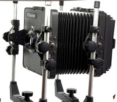 Calumet View 4×5 Monorail Kit MC Caltar 11-E 150 mm 6.3 lens Copal 0 Shutter