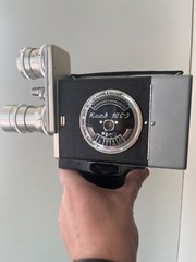 Kiev 16 C-3 16mm Soviet Movie Camera, PO-51 2.8/20 & Industar-50, Mint, Complete