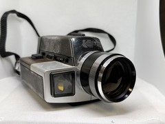 Kodak XL55 Super 8 Zoom Reflex Movie Camera Black w/ Case & Strap