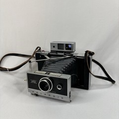 Vintage Polaroid Automatic 250 Land Instant Camera Black w/ Strap