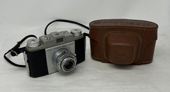 Kodak Pony 135 Camera with Case & Strap ** FOR PARTS ** Shutter Stuck