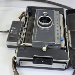 Vintage Polaroid Automatic 100 Land Camera With Extras UNTESTED
