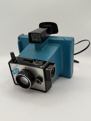Polaroid Electric Zip Land Camera – 1975-1978 Vintage! Blue Colorway!
