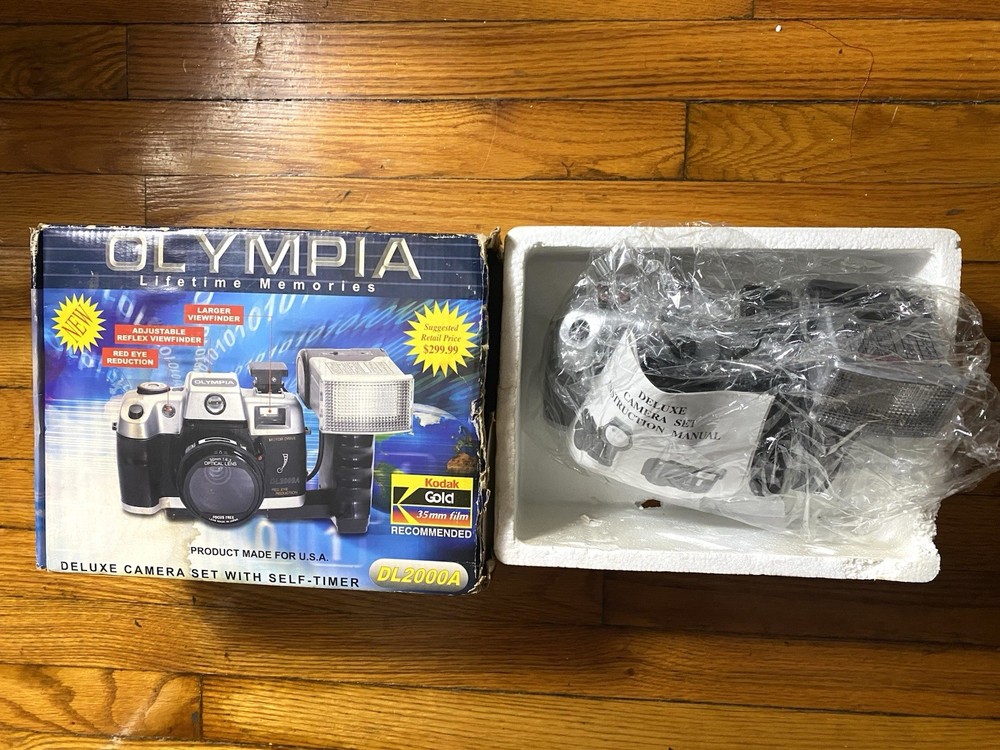 vintage Olympia DL2000 Deluxe 35mm Camera Kit Complete In Box
