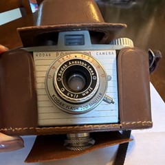 Kodak Pony 828 Vintage Camera with Anaston 51mm f/4.5 Lens & Brown Case