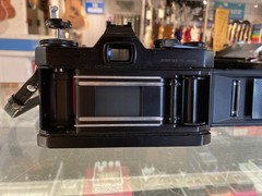 Honeywell Pentax ES Black 35mm SLR w/ Super-Takumar 55mm f/1.8 & Case
