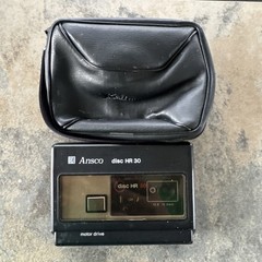 ANSCO Disc HR 30 Camera w SENSOR FLASH, with Leather Case
