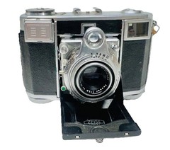 Zeiss Ikon Contessa 35mm Folding Rangefinder Camera Tessar 45mm f2.8 w/ Case