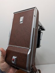 Vintage POLAROID Land Camera Speedliner 95A + Leather Case & extras
