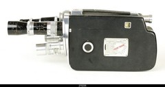 Vintage Cine-Kodak K-100 Turret 16mm Movie Camera w/ Lenses Cooke Schneider Ho