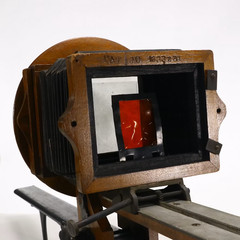 Antique Bausch & Lomb VICTOR Large Format Folding View Camera 19th Century