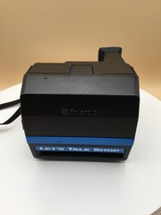 Vintage Polaroid Spirit 600 Norton Let’s Talk Shop Blue Camera – Untested