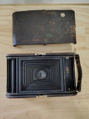 Kodak 1A Model D Folding Pocket Camera Antique Vintage decor untested