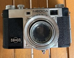 Vintage Japanese NEOCA Camera 35 , 45mm 2S w/Leather case NOT TESTED
