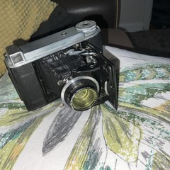 1938 Voigtlander Bessa 66 Baby 120 film Camera Compur shutter Voigtar 1:3.5 75MM