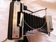 Polaroid 360 Land Camera Electronic Flash in Original Carrying Case-Elect. Timer