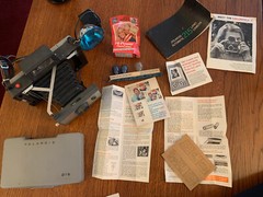 polaroid automatic 215 land camera lot