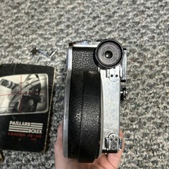 Bolex Hg-H16 H8 Vtg 16mm Movie Camera-Works! Leather case & 1947 catalog incl.