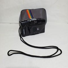ROKINON CAMCOLOR 35mm Focus Free Camera Vintage 1988 with bag