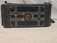 Vintage 1940s Kodak Jiffy Six-16 Bellows Folding Camera, with 1 Metal Spool