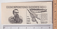 Antique 1894 Night Hawk Folding Camera FLIP fishing part pg magazine ads #302