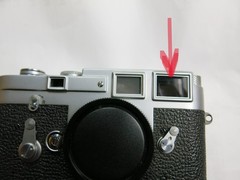 (68) Clear window glass for Leica M3 22x16x2mm hund cut repair parts