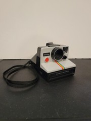 Polaroid OneStep Land Camera SX-70 Rainbow Stripe Untested