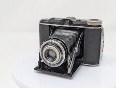 Agfa Jsolette Isollete 6×6 Folding Film Camera Apotar 1:4.5 f-8.5cm – READ DESC