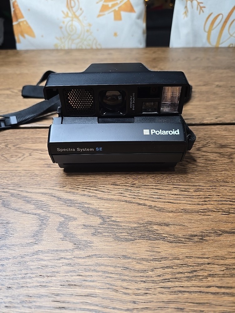 Polaroid Spectra System SE Instant Film Camera Vintage Quintic Lens UNTESTED